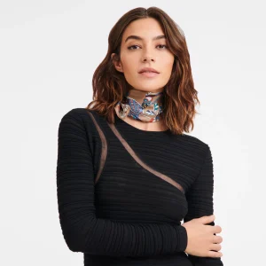 Longchamp Seidenschal 50^Damen Seidentücher