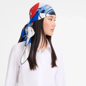 Longchamp Seidenschal 90^Damen Seidentücher