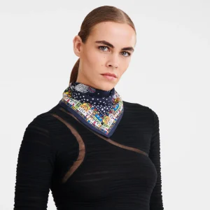 Longchamp Seidenschal 50^Damen Seidentücher