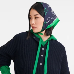 Longchamp Seidenschal 50^Damen Seidentücher