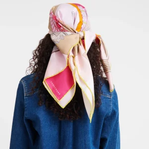 Longchamp Seidenschal 90^Damen Seidentücher